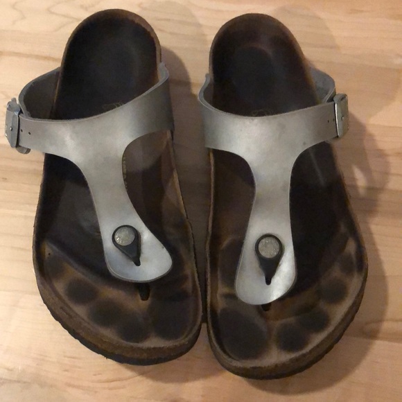 Birkenstock Shoes - Birkenstock Gizeh Birko-Flor Sandals Sz 41